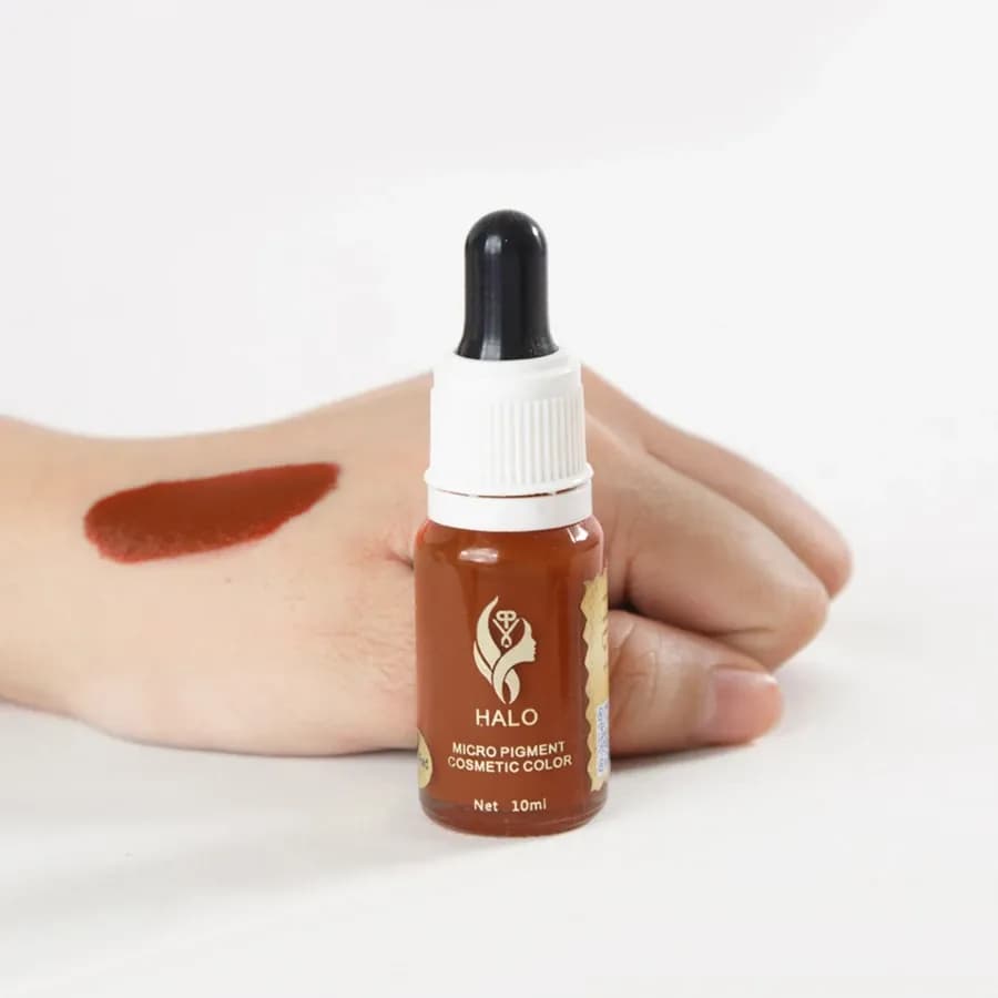 Mực halo xử lý xanh (orange brown)