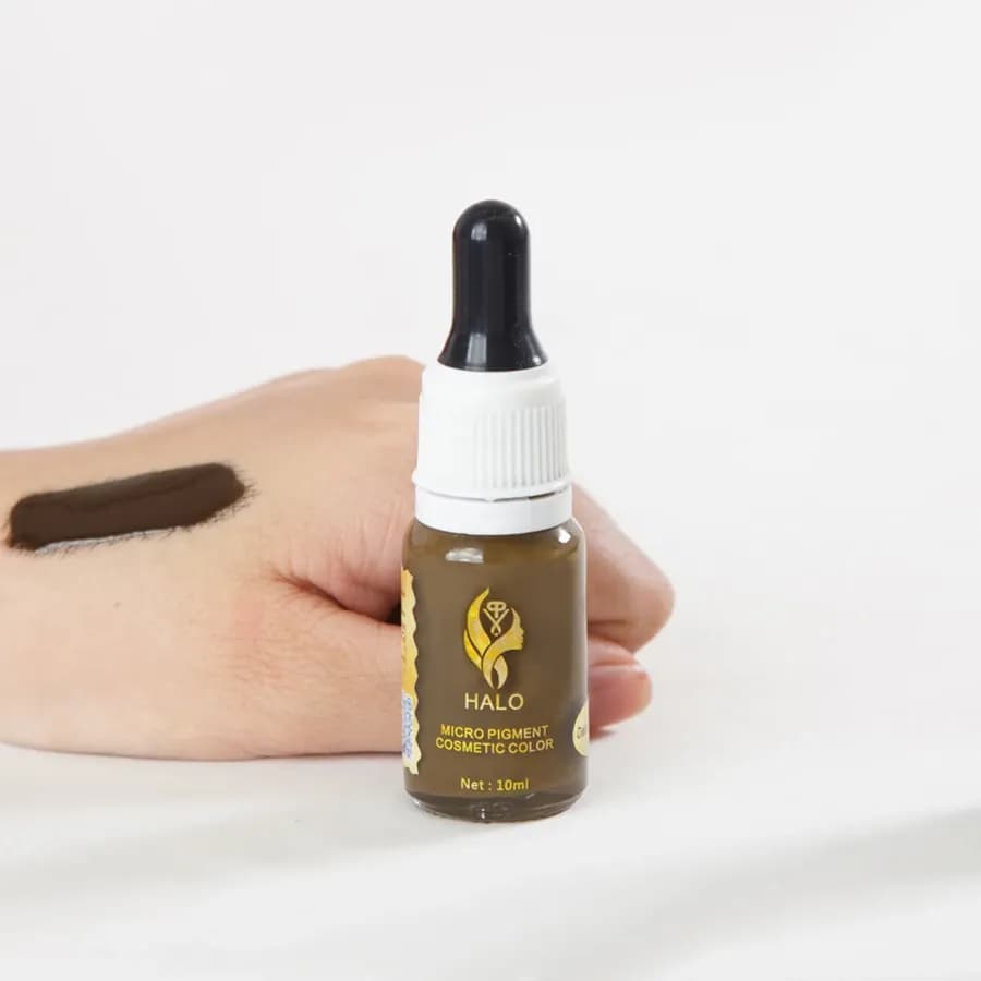 Mực halo nâu đậm (dark brown)