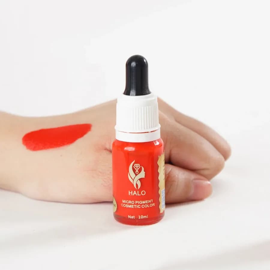 Mực halo đỏ cam đào (peach red)