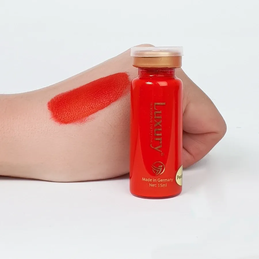 Mực luxury đỏ cam đào (peach red)